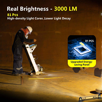Lampe torche d'inspection magnétique portable en plastique ABS avec LED COB pour la réparation automobile, la maison, le garage et les situations d'urgence