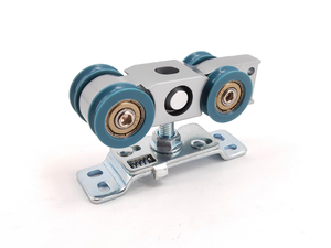 Porte coulissante innovante <span class=keywords><strong>HEBO</strong></span> 3+3 à glissières synchronisées sans rail, cadre en aluminium intérieur, cloison en verre mobile pour cuisine - Product Image 1