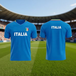 MAZZEO GIOCATTOLI Italia Maglia Sportiva da <span class=keywords><strong>Calcio</strong></span> per Adulti, Asciugatura Rapida, Taglia XL, in Poliestere, per Tutte le Stagioni, Disponibile - Product Image 3