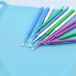 Mini-brosses applicatrices en coton pour maquillage permanent, extensions de cils, cosmétiques, usage dentaire - Product Image 2