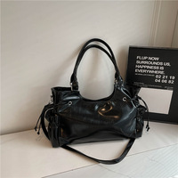 Sacs bandoulière rétro grande capacité en cuir PU pour femme, collection 2026 – Sacs fourre-tout et sacs à main en gros