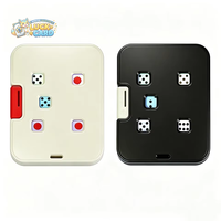 YJ Creative Dice Shape 5 Hole EDC Fidget Slider One Side Pressing Fidget Toy Portable Plastic Stress Relief Focus Toy Unique