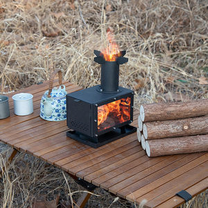 Réchaud de camping multifonctionnel pour l'extérieur Réchaud de bureau pour l'observation du feu <span class=keywords><strong>Mini</strong></span> réchaud portable détachable pour pique-nique à <span class=keywords><strong>bois</strong></span> - Product Image 4