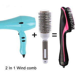 Sèche-cheveux et volumateur en une seule étape <span class=keywords><strong>Brosse</strong></span> <span class=keywords><strong>lissante</strong></span> et volumisante <span class=keywords><strong>Brosse</strong></span> à coussin pour cheveux douce au toucher <span class=keywords><strong>Brosse</strong></span> à cheveux bouclante pour <span class=keywords><strong>brosse</strong></span> à air chaud - Product Image 2