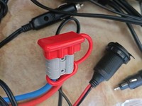 Connecteur de batterie 50A 120A 175A 350A avec protection anti-poussière en caoutchouc souple