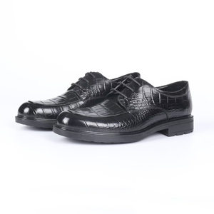 Zapatos de Vestir de Hombre de Piel de Cocodrilo Genuina de Lujo |   100% Piel de Cocodrilo |   Zapatos Formales para Fiestas y Bodas - Product Image 1