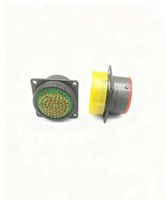 Connecteur de batterie électrique en alliage d'aluminium étanche IP68 KeWei Mil-DTL III D38999, fiche droite JY27469Y25B61SA