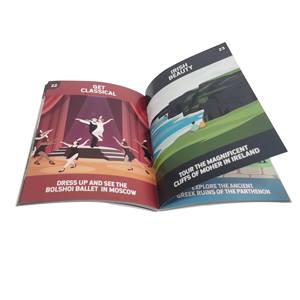 紙パンフレットビジネス広告用プロモーション小冊子工場カスタム印刷 - Product Image 1