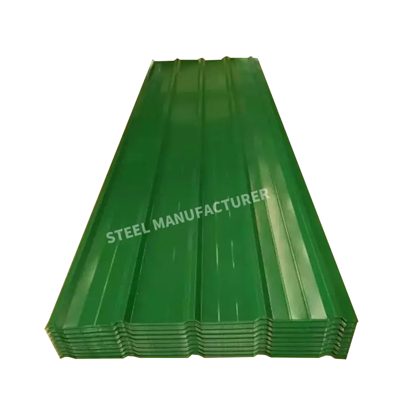 Werkslieferung verzinkte/galvalume wellblech-Dachplatte farbbeschichtete vorbemalte Stahldachziegel