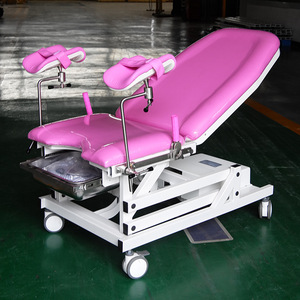 Table d'opération gynécologique 2100*600*600mm, électrique, mobile, réglable, lit d'examen et d'accouchement - Product Image 2