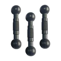 Adaptateur de tête sphérique mini 17 mm à 17 mm, convertisseur à double rotule, tiges d'extension en alliage d'aluminium, support de rotule articulée