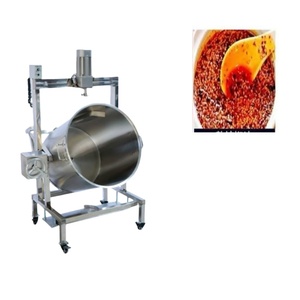 Industrial Gas Heating Boiling <b>Pot</b> - Mixer Wok for Jam Pepper Spice Stir Frying Better Chili <b>Tomato</b> Sauce Cooker - Product Image 1