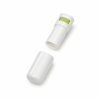 Contenant en PP recyclable de 8,5 g, emballage personnalisé rond et plat pour baume cosmétique, crème solaire, déodorant