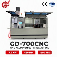 Machine de découpe d'aluminium CNC certifiée CE, coupeur automatique de profilés et de tuyaux avec système hydraulique pour le traitement des métaux