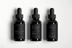 Etiquetas adesivas para embalagens de garrafas com logotipo de vinil à prova d'água para cosméticos com baixo MOQ e best-seller personalizado