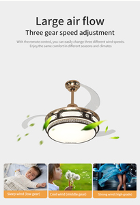 Nuevo diseño de la fuente de la fábrica de 42 pulgadas 220V retráctil <span class=keywords><strong>ventilador</strong></span> de <span class=keywords><strong>techo</strong></span> ventiladores de <span class=keywords><strong>techo</strong></span> con luz - Product Image 6