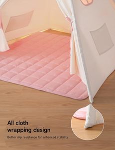 Fiesta habitación decoración portátil niños tiendas Tipi casa de juegos niños algodón lona indio juego tienda niño pequeña <span class=keywords><strong>playa</strong></span> tipi tienda - Product Image 6