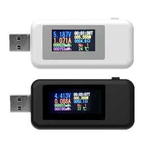 Color Screen USB Tester Charger Detector Voltmeter Ammeter KWS-MX18L