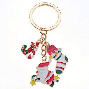 Design Custom Christmas New Cute Keychain Santa Claus Gift Key Chain Accessory Pendant - Product Image 4