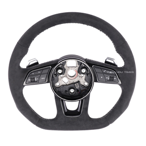 <span class=keywords><strong>Volante</strong></span> de Cuero Personalizado para <span class=keywords><strong>Audi</strong></span> <span class=keywords><strong>A4</strong></span> B9, Compatible con <span class=keywords><strong>Audi</strong></span> A3 <span class=keywords><strong>A4</strong></span> A4L Avant Allroad A5 A6L A7 Q2L Q3 Q5 Q5L Q7 A1 A3 8V 8P SQ5 S4 B8.5 S3 - Product Image 3
