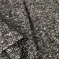 580 g/m nouveau manteau à carreaux à chevrons de couleur mélangée Vintage 90 laine 3mohair 3 alpaga 4polyester veste de costume en tissu de laine simple face