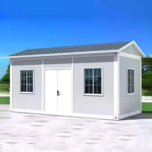 Xách tay 40 chân 20 chân phẳng bao bì container Cấu trúc thép đúc sẵn tam giác nhỏ thiết kế cho chỗ ở ngoài trời - Product Image 1