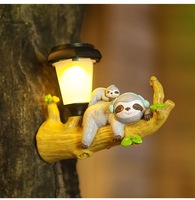 Lampes solaires LED pour jardin, décoratives, extérieures, pour la nuit, paysage pour pelouse, cour, allée, avec sculptures de canard, lapin, hibou, chat