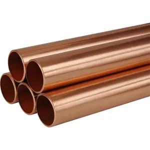 Chinese GB Standard Large Diameter T2 Purple Copper Tube Flared CU1020 Oxygen Free Copper Tube Bending And Chamfering