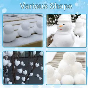 Kit de jouets de neige avec poignée Clip boule de neige Combat de boules de neige Activités d'<span class=keywords><strong>hiver</strong></span> en plein air - Product Image 4