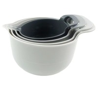 Gadget de cuisine bols à mélanger antiadhésifs pour la maison ensemble de 4 bols à salade en plastique imbriqués