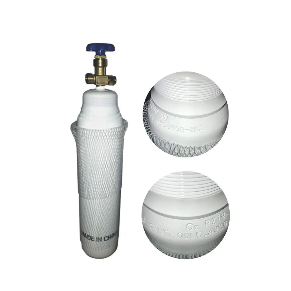 ISO9809 Standar Kecil CO2 Silinder Harga Steel Botol Gas Argon Silinder untuk Kesehatan/Industri Menggunakan