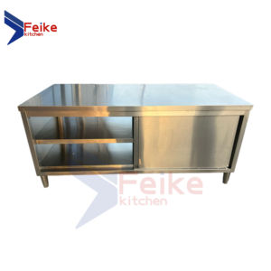 VICTORY-Mesa DE TRABAJO DE ACERO INOXIDABLE para cocina, gabinete de acero inoxidable personalizado, suministro de fábrica, equipo de panadería - Product Image 1