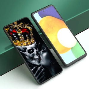 1000 Designs Benutzer definierte Schädel Skelett Blumen Fall für Samsung S24 Plus Ultra A71 A23 A14 A05 A04S Druck Sublimation Telefon Fall - Product Image 3