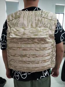 Gilet Balistico Mimetico Desertico Molle IIIA Khaki, Gilet Tattico di Sicurezza 3A Antiproiettile, Protezione Corporea in PE Aramidico - Product Image 2
