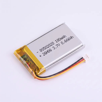 Petite batterie QS502020 601230 3.7V 180mAh rechargeable au lithium-ion polymère pour souris et claviers