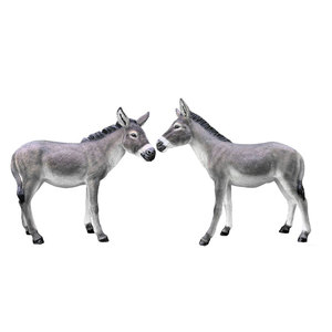 Personalizzabile in resina moderna asino scultura grande arte all'aperto pezzo per il <span class=keywords><strong>giardino</strong></span> o prato statua decorativa in spazi pubblici - Product Image 6