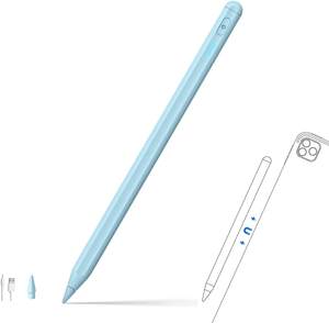 Stylet capacitif actif bleu ciel personnalisé pour tablette iPad, compatible <span class=keywords><strong>Apple</strong></span> <span class=keywords><strong>Pencil</strong></span>, avec rejet de la paume pour écran tactile - Product Image 1