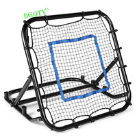 But de football pliable en métal de haute qualité, réglable, équipement d'entraînement de football, dernier design pour plusieurs utilisations