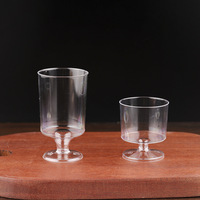 Verres à dégustation de vin miniatures 60ml 105ml 150ml, petits verres à vin en plastique transparent, gobelets PS