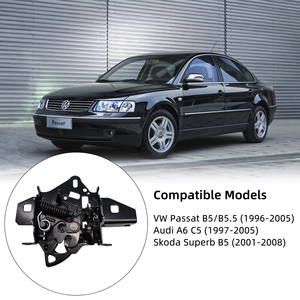 3B0823509AB 3B0823509R Serratura Cofano per VW Passat B5/B5.5 (1996-2005) Audi A6 C5 <span class=keywords><strong>Skoda</strong></span> - 1 Anno di Garanzia, Personalizzabile, Certificato CE - Product Image 3