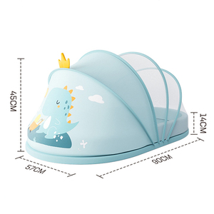 Nid d'enfant portable avec moustiquaire, <span class=keywords><strong>lit</strong></span> <span class=keywords><strong>de</strong></span> voyage pliable pour nouveau-né, berceau, <span class=keywords><strong>lit</strong></span> bébé avec moustiquaire - Product Image 3