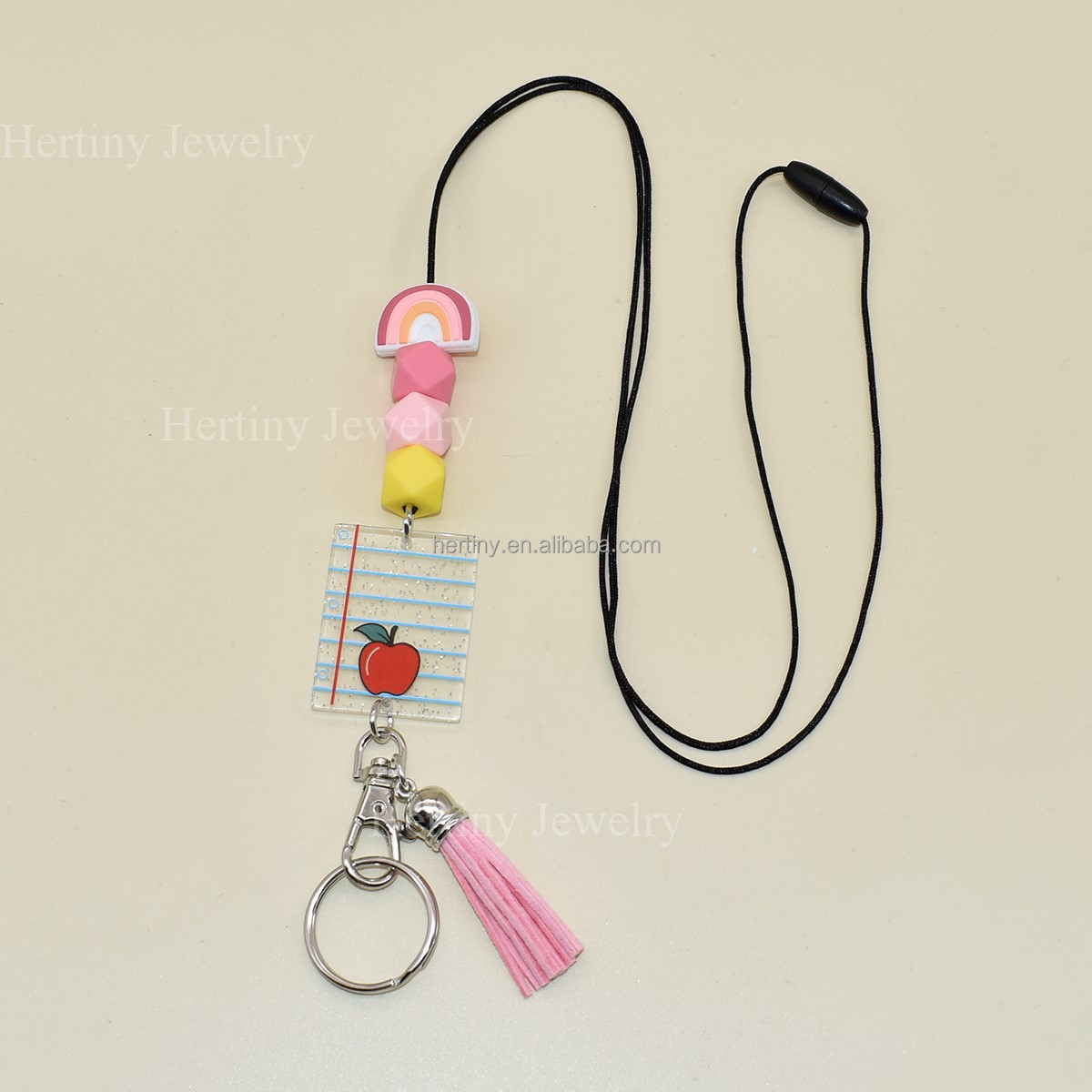 Customized Fashion Braided Macrame Lanyard Keychain Lanyard Teacher Gift Unisex Lanyard Back to School Gift Image 4