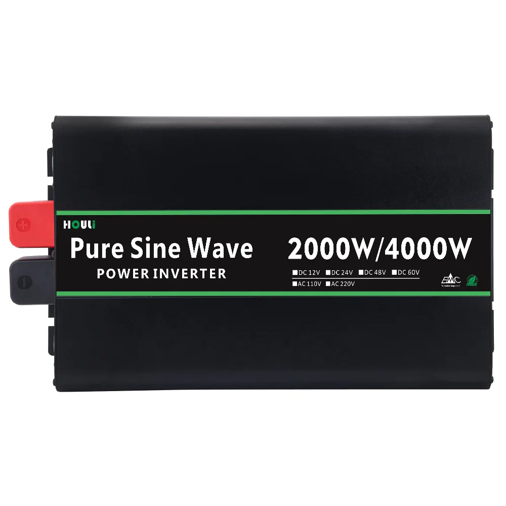 HOULI Inversor De Onda Sinusoidal Pura 4000W 36V Inversor De Corriente 12V A 220V 48V A 110V Inversor 4000W Inversores Convertidores