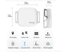 Traqueur GPS intelligent pour chats et chiens Dispositif de suivi anti-perte avec positionnement GPS Localisateur de suivi pour animaux de compagnie