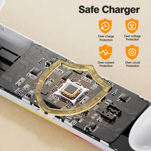 Accessoires de jeu de réalité virtuelle de haute qualité compatibles avec <span class=keywords><strong>Meta</strong></span> <span class=keywords><strong>Quest</strong></span> <span class=keywords><strong>2</strong></span>/3/3s, station de charge filaire RVB pour VR - Product Image 4