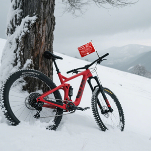 Customized Merry Christmas Flags Bike Flag Mountain Bicycle Race <b>Banners</b> Digital Printed with Screw Plastic Flagpole - Product Image 6