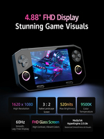 Console de jeu rétro EX8, système Android 14, console portable open source, écran HD de 4,88 pouces, double joystick, lecteur de jeux portable