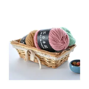 Anti Pilling Blend 25% Alpaca 25% Wool 50% Acrylic Wool Hand Knit Stick Scarf Yarn