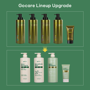 Shampoo sans sulfate de qualité salon en gros de 1000 ml, kératine, huile de jojoba, shampooing nettoyant en profondeur pour cheveux - Product Image 5