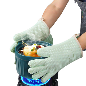 Gant de cuisine en silicone résistant à la chaleur pour four à micro-ondes, de haute qualité, pour la cuisson domestique, vente en gros - Product Image 3